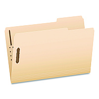 Pendaflex Manila Fastener Folders, 1.5" Expansion, 2 Fasteners, Legal Size, Manila Exterior, 50/Box (29538GW)