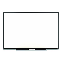 TRU RED Melamine Dry Erase Board, 3 ft x 2 ft, White Surface, Black Aluminum Frame (TR59366)