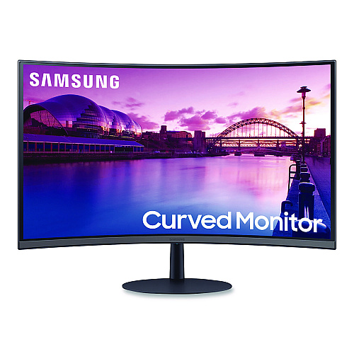 Samsung Curved LCD Monitor, 32" Widescreen, VA Panel, 1920 Pixels x 1080 Pixels (LS32C392EANX)
