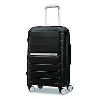 Samsonite Freeform Hard Side Carry-On Suitcase, Four-Wheeled Spinner, 15.25 x 10 x 21.25, Black (782551041)
