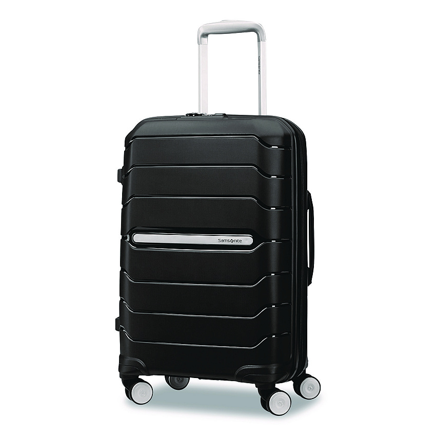 Samsonite Freeform Hard Side Carry-On Suitcase, Four-Wheeled Spinner, 15.25 x 10 x 21.25, Black (782551041)