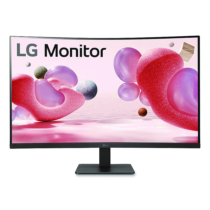 LG Curved LCD Monitor, 32" Widescreen, VA Panel, 1920 Pixels x 1080 Pixels (32BR50CB)