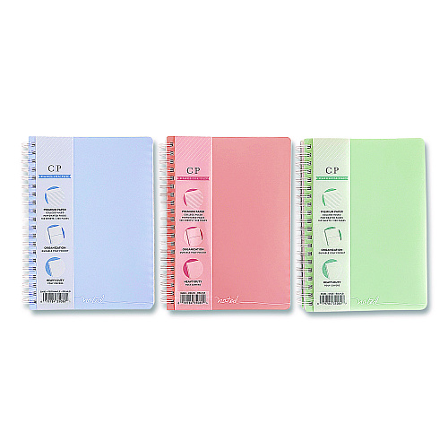 Carolina Paper Noted Personal Notebook, Medium/College Rule, Randomly Assorted Cover Color, (100) 7 x 5 Sheets (35083)