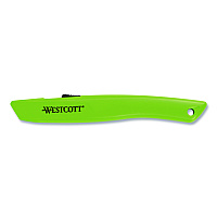 Westcott Full-Size Safety Cutter, ABS Handle, Green, 12/Pack (00659)