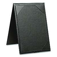 Excello Global Products Table-Top Menu Holder, For 5 x 7 Menus, 5.6 x 7.6 Holder, Black (SPLSMENU5X7A)