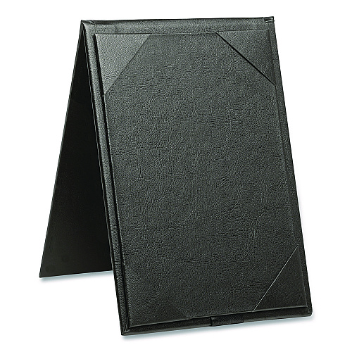 Excello Global Products Table-Top Menu Holder, For 5 x 7 Menus, 5.6 x 7.6 Holder, Black (SPLSMENU5X7A)