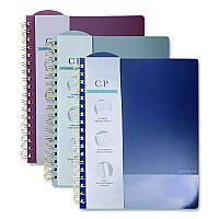 Carolina Paper Noted Neutrals Ideal Notebook, Management Format with Narrow Ruling, Randomly Assorted Cover Colors, (100) 9.5 x 7.35 Sheets (13054)