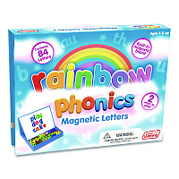 Junior Learning Inc Rainbow Phonics Magnetic Letters, Ages 4 to 7 (194)
