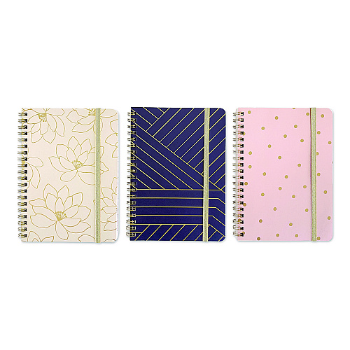 Carolina Paper Keep It In Line Personal Notebook, Medium/College Rule, Randomly Assorted Cover Colors and Designs, (80) 7 x 5 Sheets (35087)