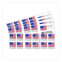 United States Postal Service First-Class Forever Stamps, U.S. Flag, 20 Stamps/Book, 5 Books/Pack (FOREVERFLAG5)