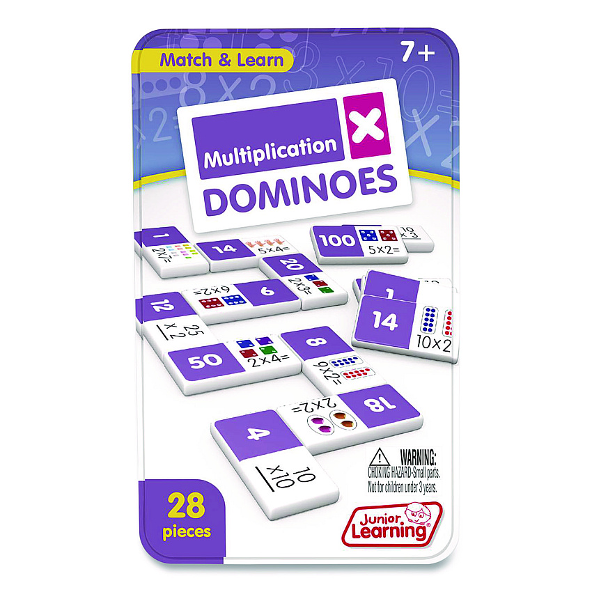 Junior Learning Inc Multiplication Dominoes, Ages 7 to 9 (483)