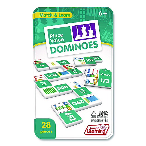 Junior Learning Inc Place Value Dominoes, Ages 6 to 12 (489)