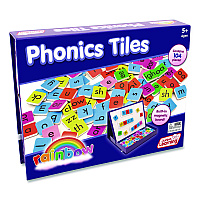 Junior Learning Inc Rainbow Phonics Tiles, Ages 5 to 7 (654)