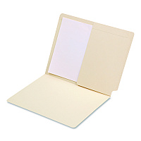 Medical Arts Press Manila End Tab Pocket Folder, Right Pocket, Straight Tabs, Letter Size, Manila, 50/Box (31526MAP)