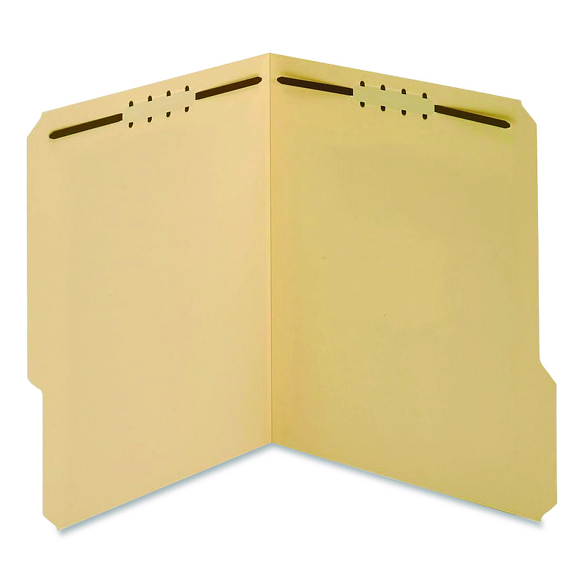 Pendaflex Manila Fastener Folders, 0.75" Expansion, 2 Fasteners, Letter Size, Manila Exterior, 50/Box (24537R)