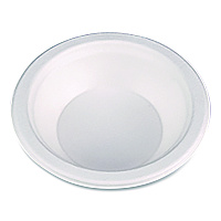 SCT ChampWare Molded Fiber Tableware, Bowl, 12 oz, White, 125/Sleeve, 8 Sleeves/Carton (18750WPF)