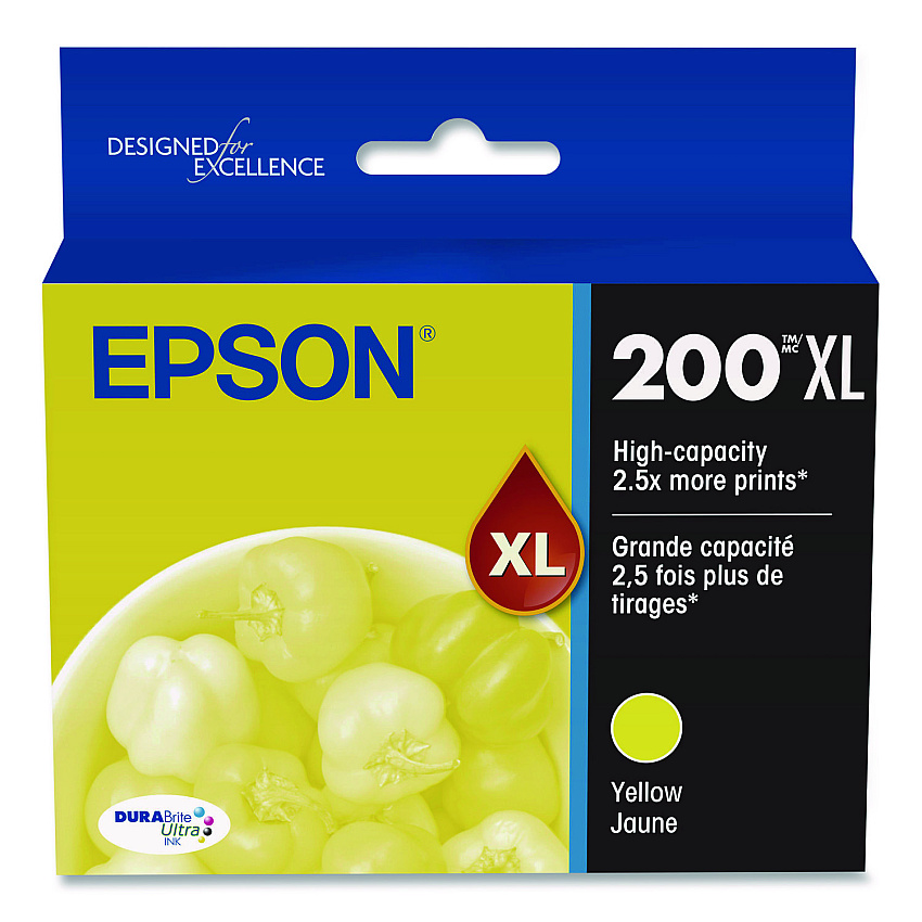 Epson T200XL420S (200XL) DURABrite Ultrra High-Yield Ink, Yellow