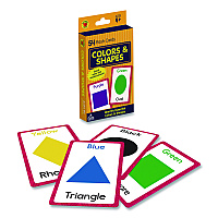 Carson-Dellosa Colors and Shapes Flash Cards, 3.25 x 5.25, Assorted Colors, 54 Cards (0769646891)