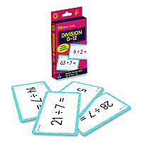 Carson-Dellosa Division 0 to 12 Flash Cards, 3.25 x 5.25, Assorted Colors, 54 Cards (0769677231)