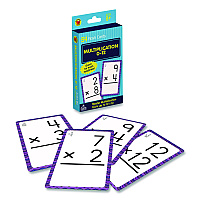 Carson-Dellosa Multiplication 0 to 12 Flash Cards, 3.25 x 5.25, Assorted Colors, 54 Cards (0769677436)