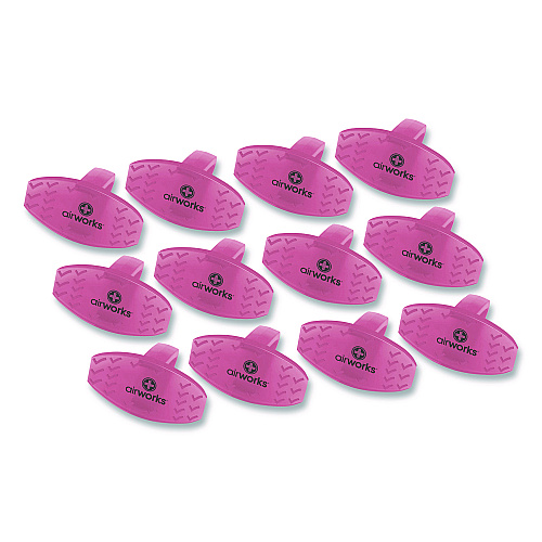 AirWorks Bowl Clips, Fruit Basket Scent, Light Red, Dozen