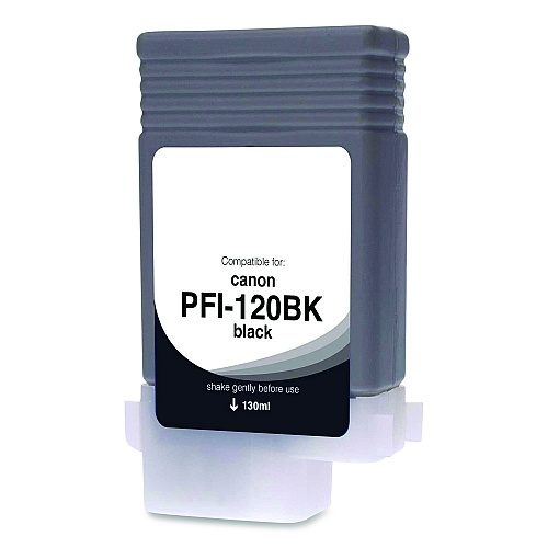 Clover Compatible Black Ink Replacement for PFI-120 (2885C001), 130 mL (WCPFI120B)