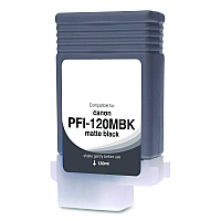 Clover Compatible Matte Black Ink, Replacement for PFI-120 (2884C001), 130 mL (WCPFI120MB)