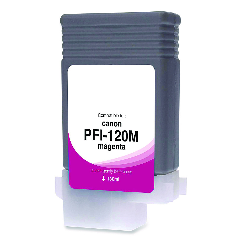 Clover Compatible Magenta Ink, Replacement for PFI-120 (2887C001), 130 mL (WCPFI120M)
