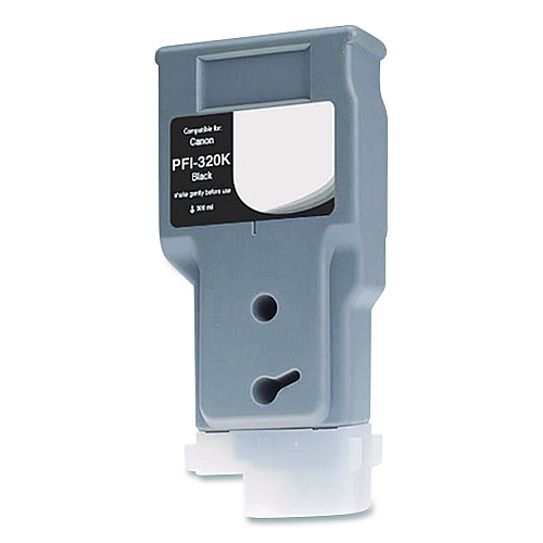 Clover Compatible Black Ink, Replacement for PFI-320 (PFI-320BK), 330 mL (WCPFI320B)