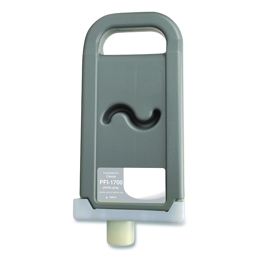Clover Compatible Photo Gray Ink, Replacement for PFI-1700 (0782C001AA), 700 mL (WCPFI1700PG)