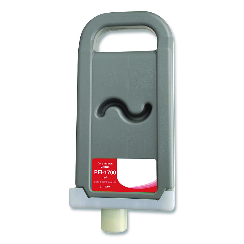 Clover Compatible Red Ink, Replacement for PFI-1700 (0783C001AA), 700 mL (WCPFI1700R)