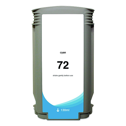 Clover Remanufactured Cyan High-Yield Ink, Replacement for 72 (C9371A), 130 mL (WH72C)