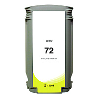 Clover Remanufactured Yellow High-Yield Ink, Replacement for 72 (C9373A), 130 mL (WH72Y)
