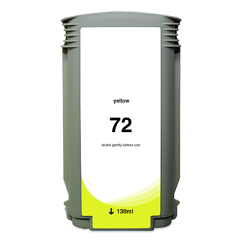 Clover Remanufactured Yellow High-Yield Ink, Replacement for 72 (C9373A), 130 mL (WH72Y)