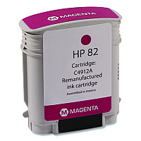 Clover Remanufactured Magenta High-Yield Ink, Replacement for 82 (C4911A), 69 mL (WH82M)
