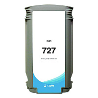 Clover Compatible Cyan Ink, Replacement for 727 (B3P19A), 130 mL (WH727C)