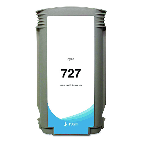 Clover Compatible Cyan Ink, Replacement for 727 (B3P19A), 130 mL (WH727C)