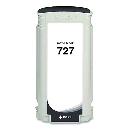 Clover Compatible Matte Black Ink, Replacement for 727 (B3P22A), 130 mL (WH727MB)