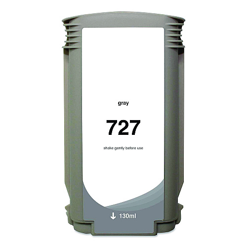 Clover Compatible Gray Ink, Replacement for 727 (B3P24A), 130 mL (WH727GY)
