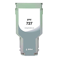 Clover Compatible Gray High-Yield Ink, Replacement for 727XL (F9J80A), 300 mL (WH727XLGY)