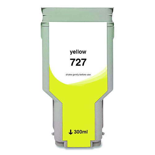 Clover Compatible Yellow High-Yield Ink, Replacement for 727XL (F9J78A), 300 mL (WH727XLY)
