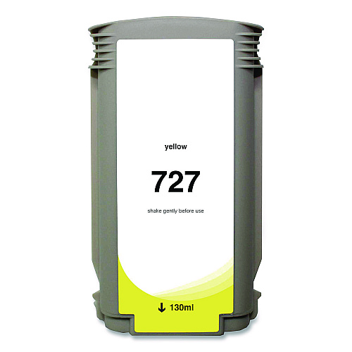 Clover Compatible Yellow Ink, Replacement for 727 (B3P21A), 130 mL (WH727Y)