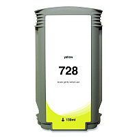 Clover Compatible Yellow Ink, Replacement for 728 (F9J65A), 130 mL (WH728SY)