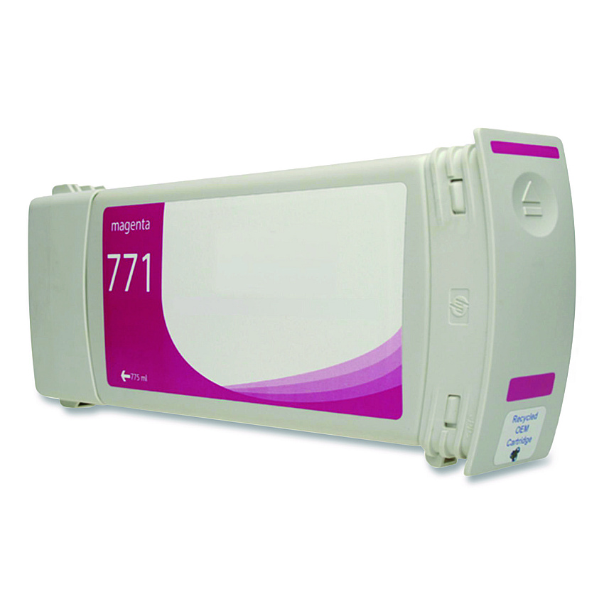 Clover Remanufactured Magenta Ink, Replacement for 771 (CE039A, B6Y17A) 775 mL (WH771M)