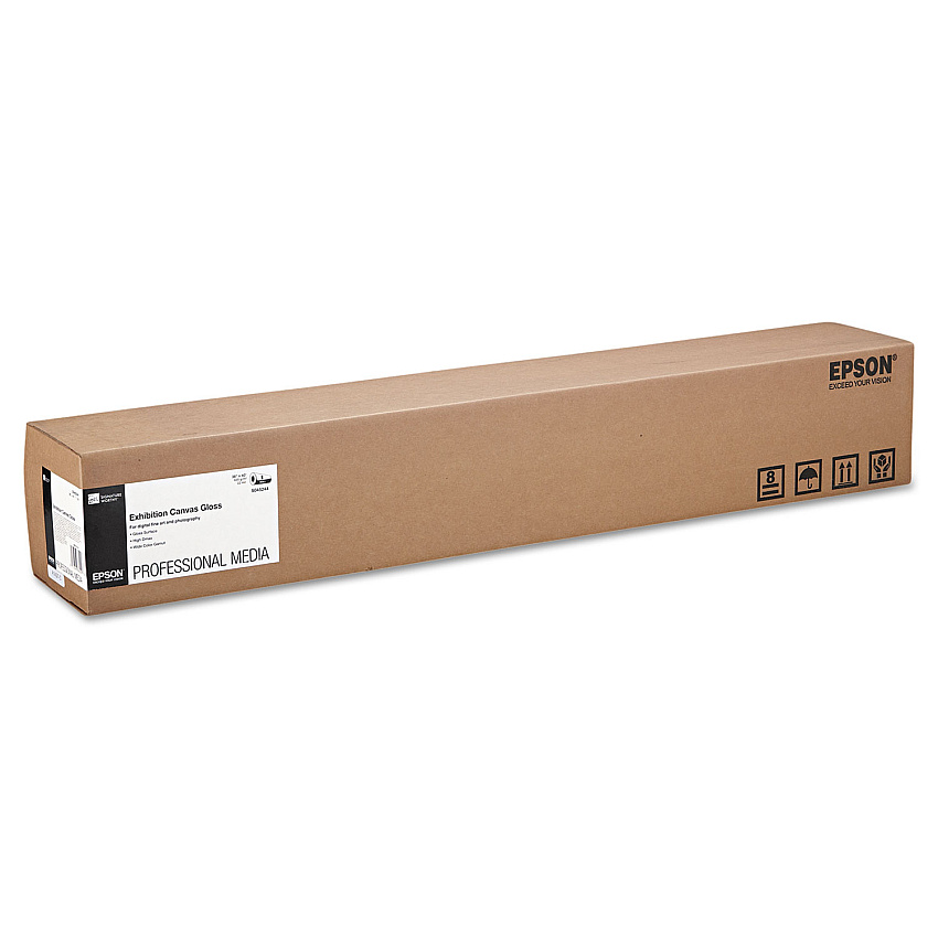 Epson Exhibition Canvas, 22 mil, 36" x 40 ft, Glossy White (S045244)