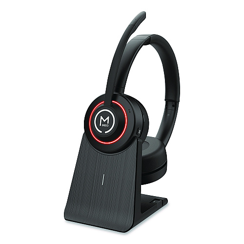 Morpheus 360 Sanctuary Wireless Noise Canceling UC Headset with Boom Mic HS6750ANC, Binaural, Over the Head Headset