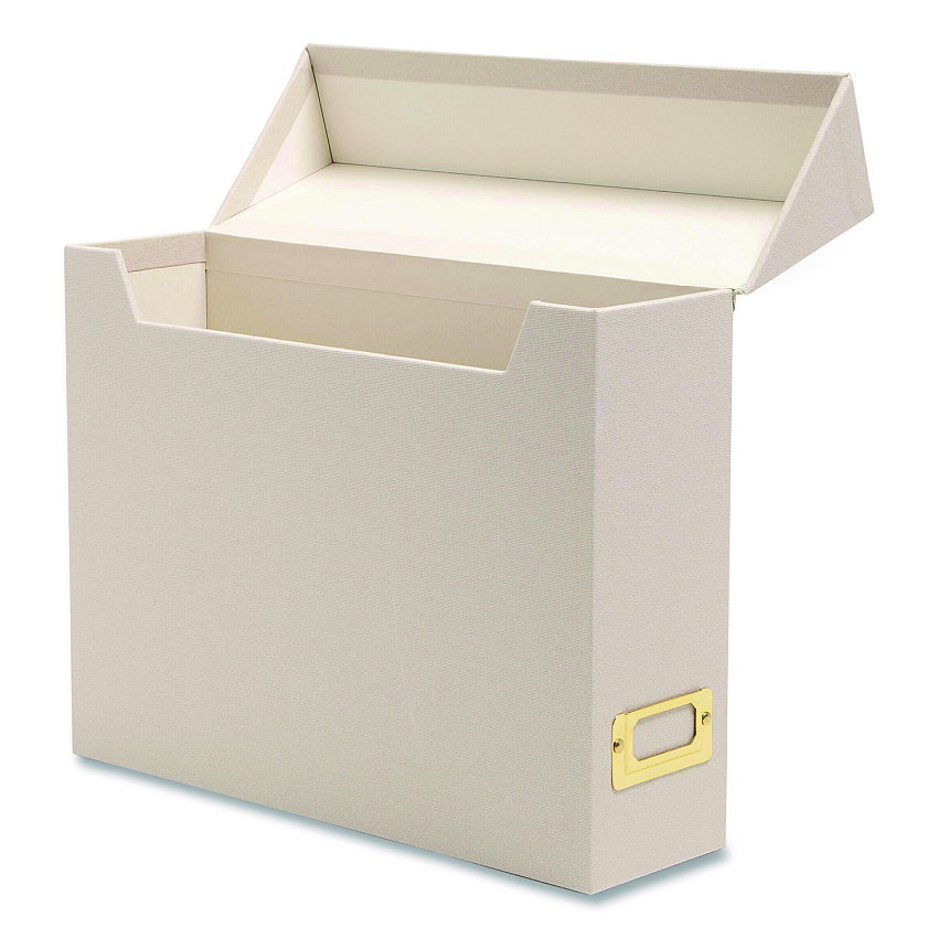 Smead Flip Top Box, Letter Files, 13 x 3.7 x 10, Beige (70232)