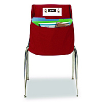 Victor Elastic-Back Seat Sack for Chairs 12" to 17" Wide, 11 x 15.5 x 14, Fabric, Red (10101)