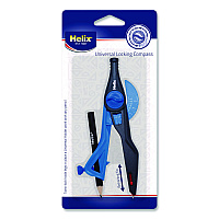 Maped Helix Universal Plastic Locking Compass, 12