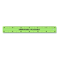 Maped Helix Unbreakable 12" Ruler, Standard/Metric, 12.72" Long, Randomly Assorted Color (245648)